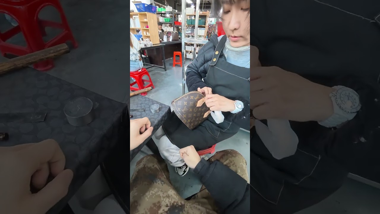 LV贝壳包包，改包，安装拉链