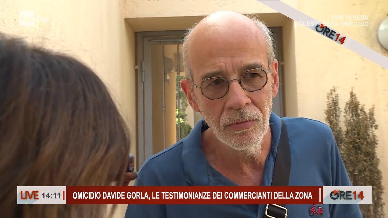 Omicidio Davide Gorla, le testimonianze dei commercianti della zona - Ore 14 del 26/06/2025