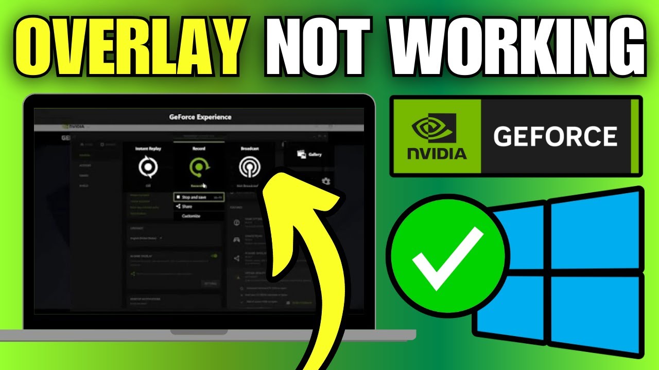 Как исправить неработающий оверлей Nvidia GeForce Experience