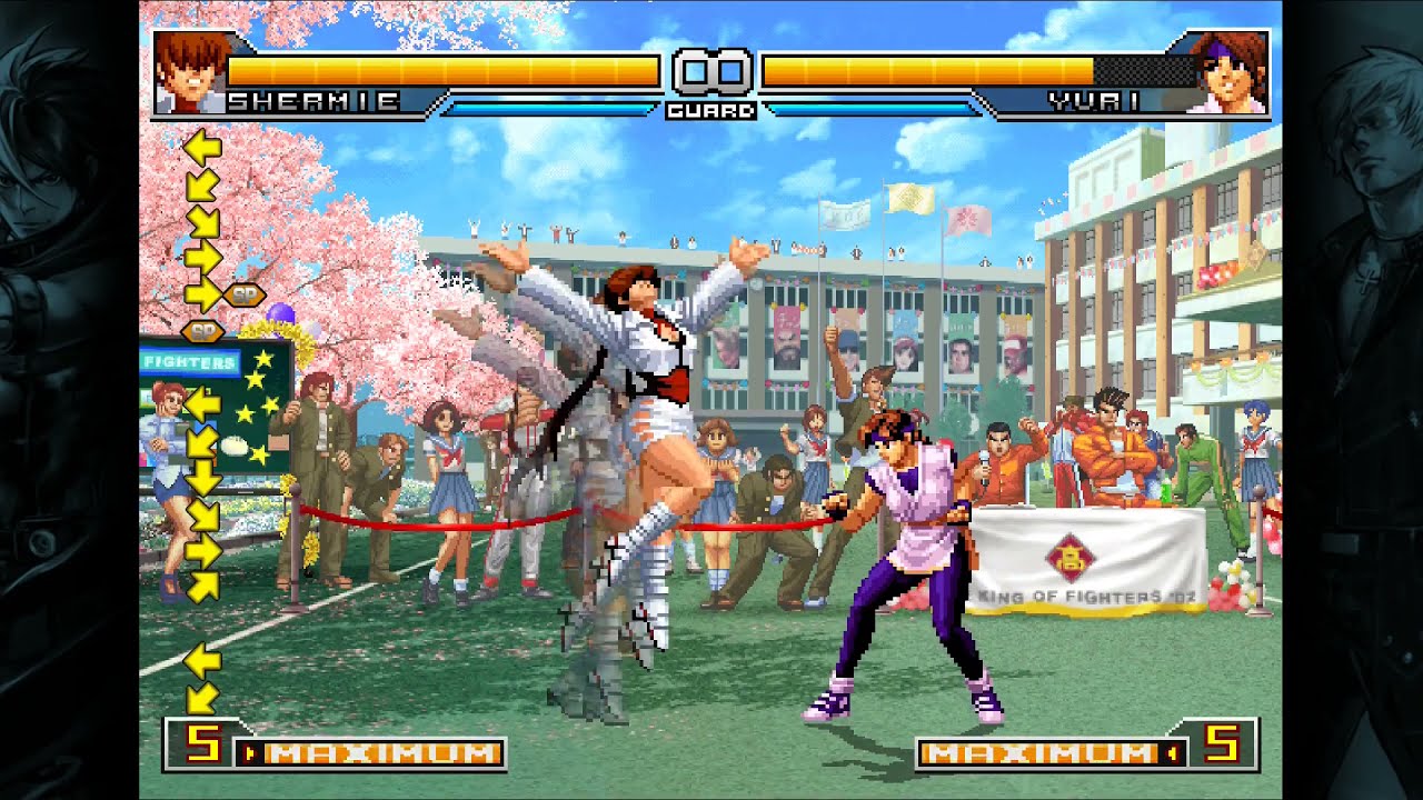 Shermie Movelist Demo KOF 2002 Unlimited Match