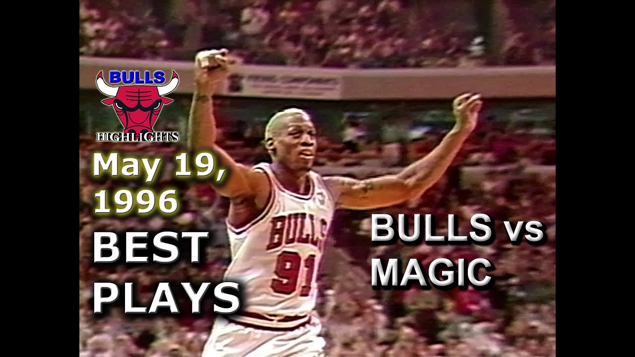 May 19 1996 Bulls vs Magic game 1 highlights