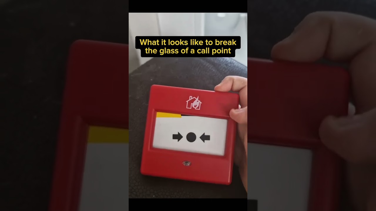 Разбить стекло пункта вызова