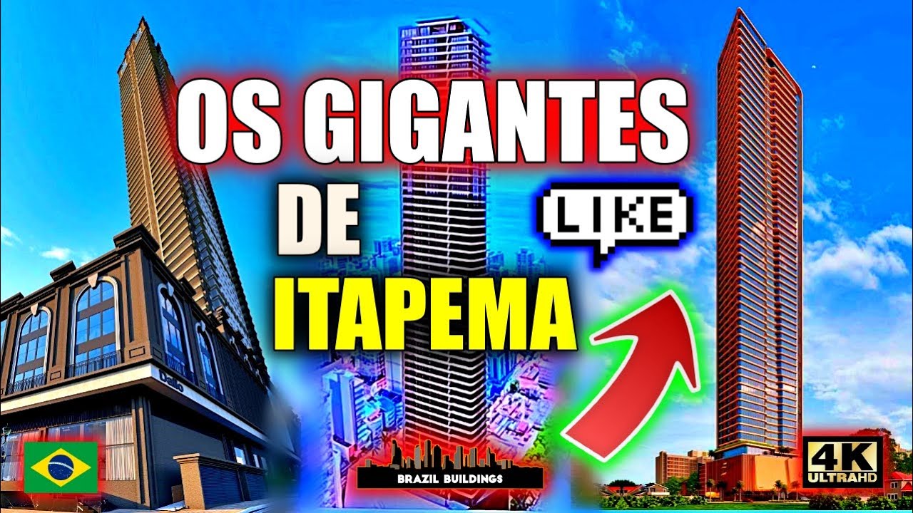 ⭐OS  MAIORES EDIFÍCIOS DE ITAPEMA EM 2025 ⭐ O SEGUNDO M² MAIS CARO DO BRASIL ⭐ #arranhaceu #drone