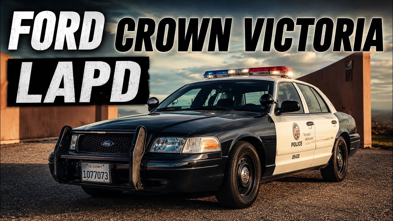 🚓 Présentation de la Ford Crown Victoria LAPD (Police de Los Angeles)