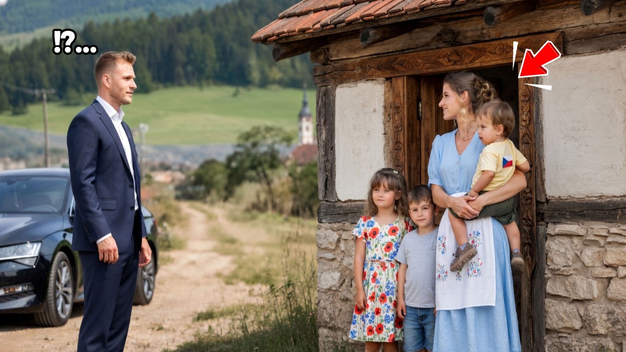 😬👉 MILIONÁŘ SLEDUJE UKLÍZEČKU A NAJDE JI S DĚTMI V OPUŠTĚNÉM DOMĚ—PRAVDA VYJDE NAJEVO 👍🔔📢