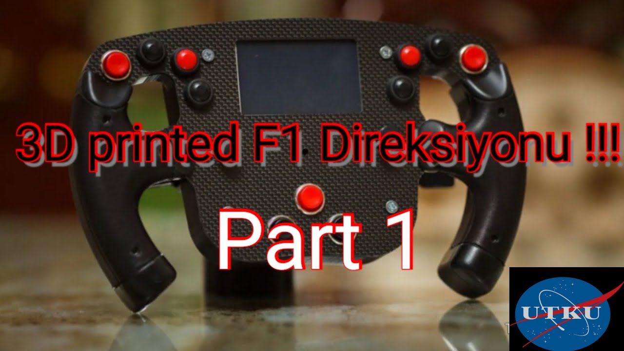 FORMULA / BMW DTM Direksiyon seti Yapımı ! (3D PRİNTED , CNC METAL , ARDUİNO)  DIY SİM WHEEL