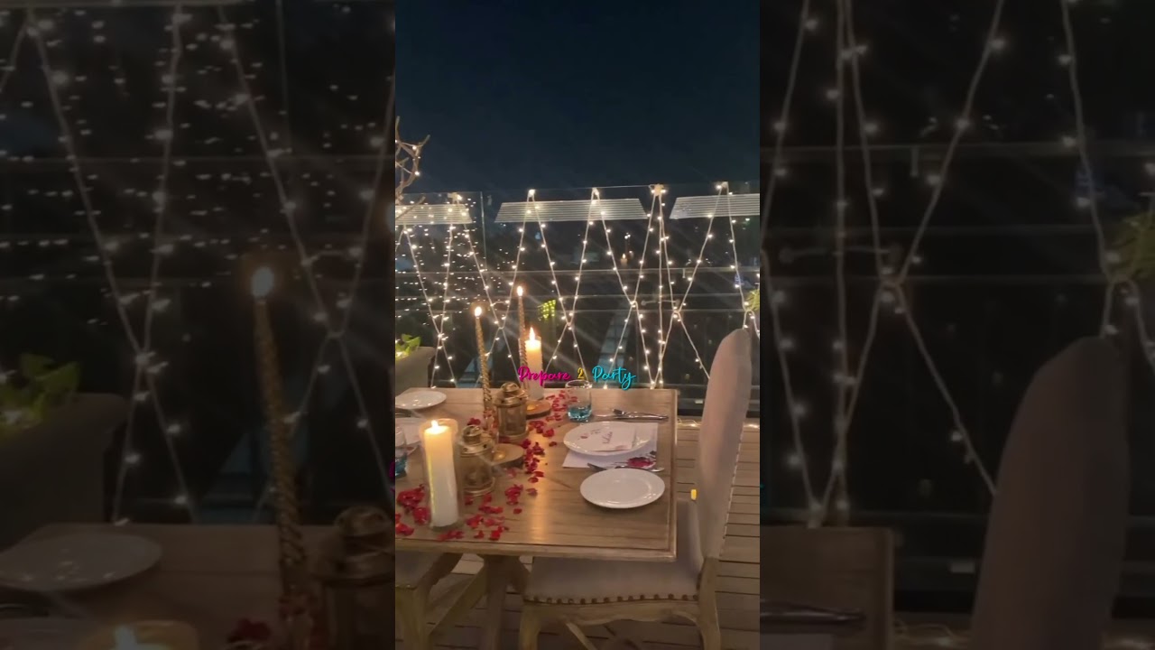 terrace birthday decoration ideas at home | terrace decoration ideas for birthday party #birthday