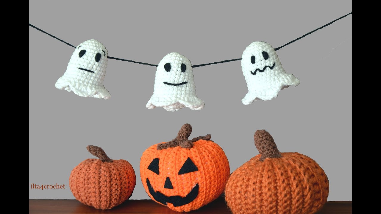 Jak zrobić szydełkiem ducha na Halloween - ilta4crochet