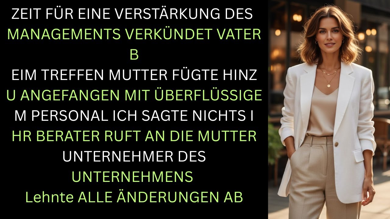 Die Familie plante eine ‘Umstrukturierung’ ohne mich – doch ich kontrolliere die Holdinggesellschaft
