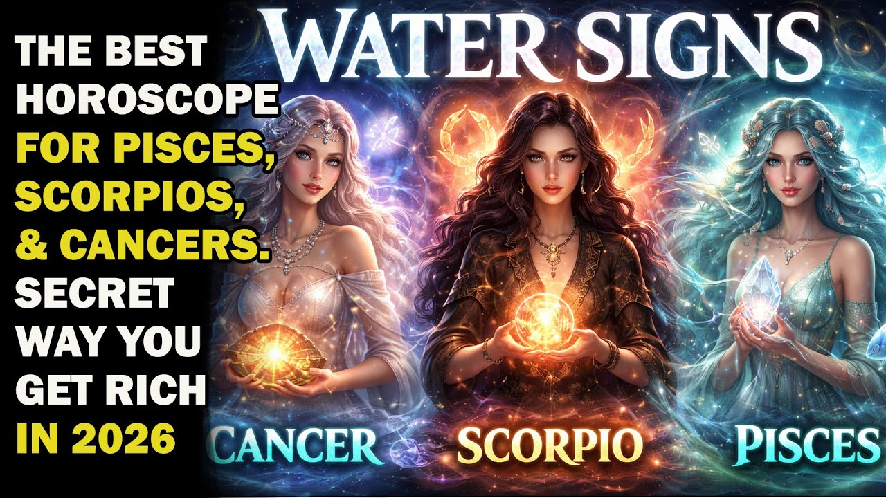 2026 Water Signs Money Forecast. The Secret Way Cancers, Scorpios and Pisces Get Rich in 2026