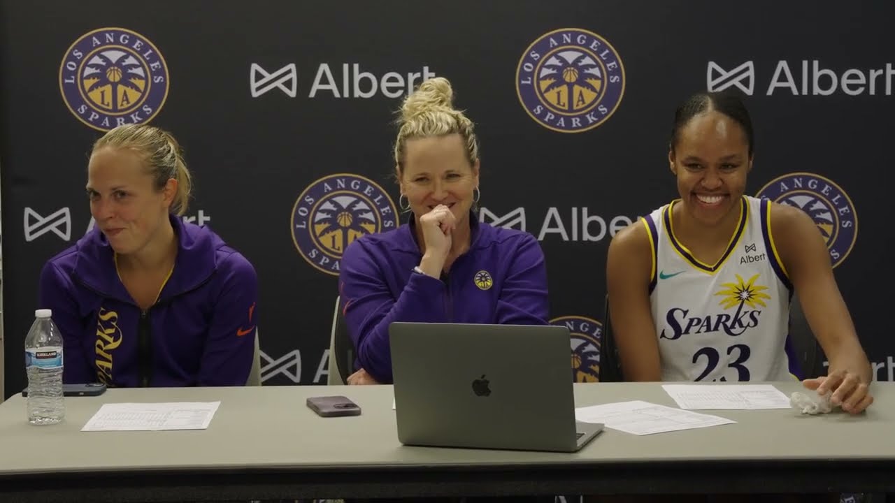 LA Sparks Basketball | Press Conference vs Dallas Wings 8.15.25