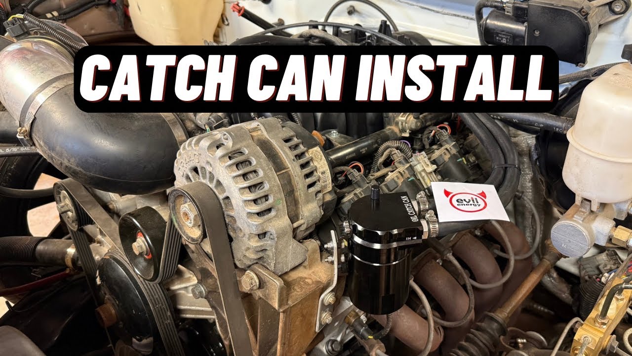 Evil Energy Catch Can install on a 6.0 LS