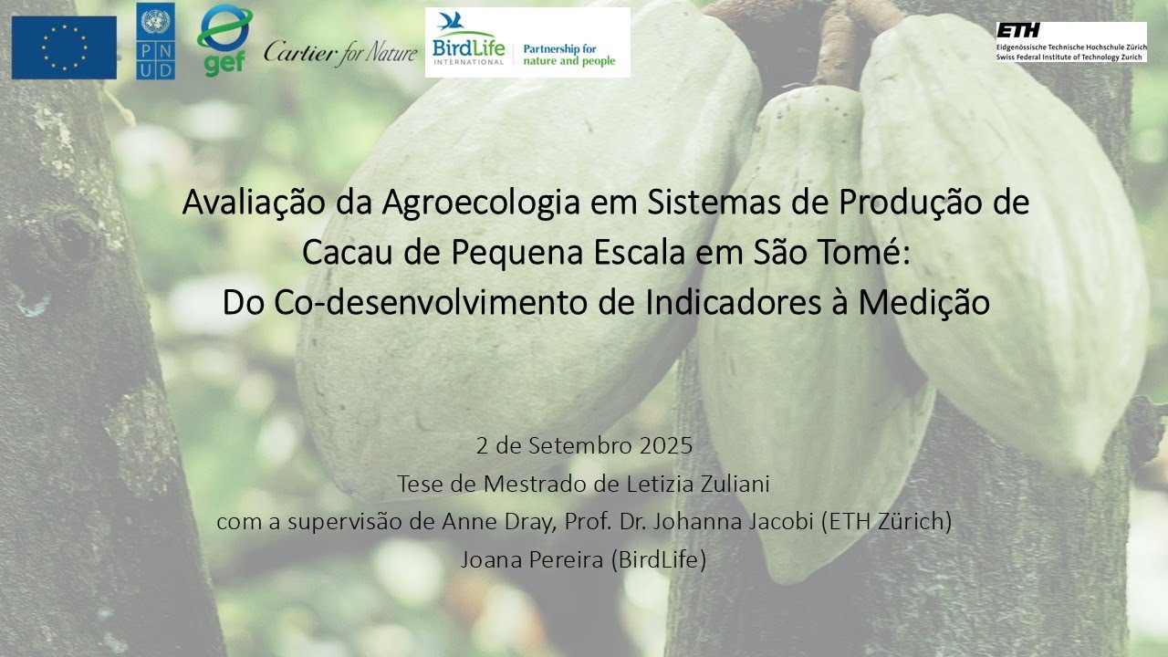 Webinar: Avaliação da agroecologia em sistemas de produção de cacau em São Tomé