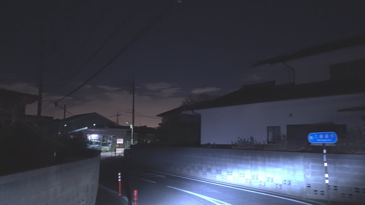 深夜に所沢にある七曲り通りへバイクで走ってみよう