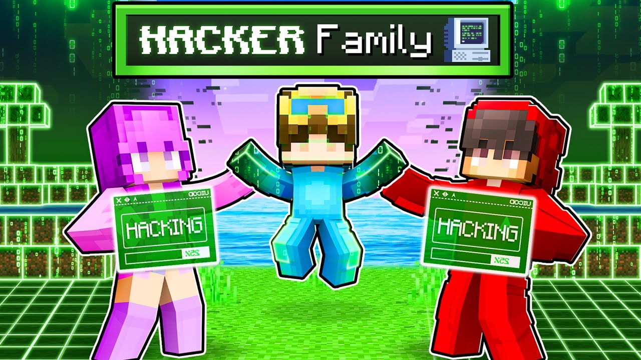 Усыновлен семьей хакеров в Minecraft!