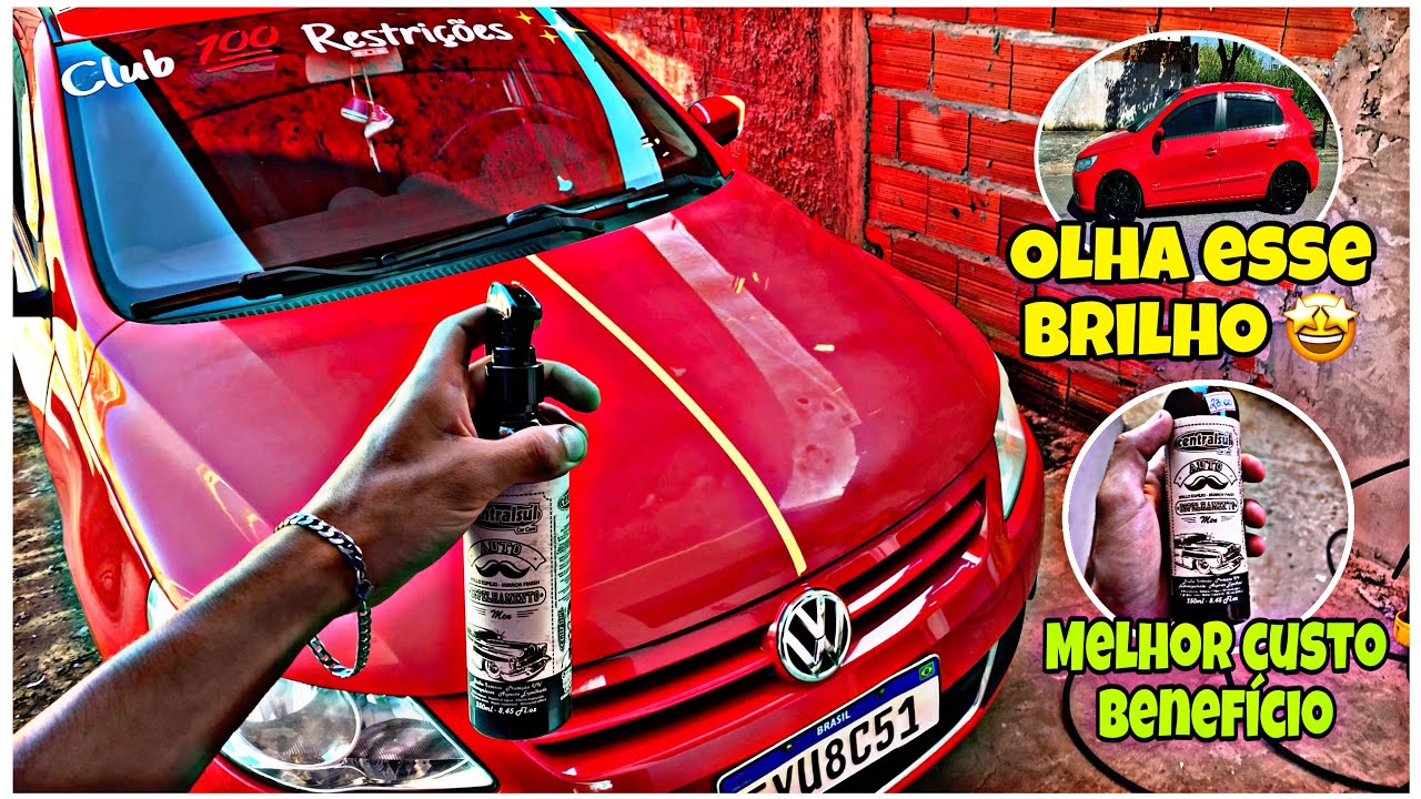 A MELHOR FORMA E CUSTO BENEFÍCIO DE DAR UM AUTO BRILHO NO SEU VEÍCULO( CERA LÍQUIDA CENTRALSUL )