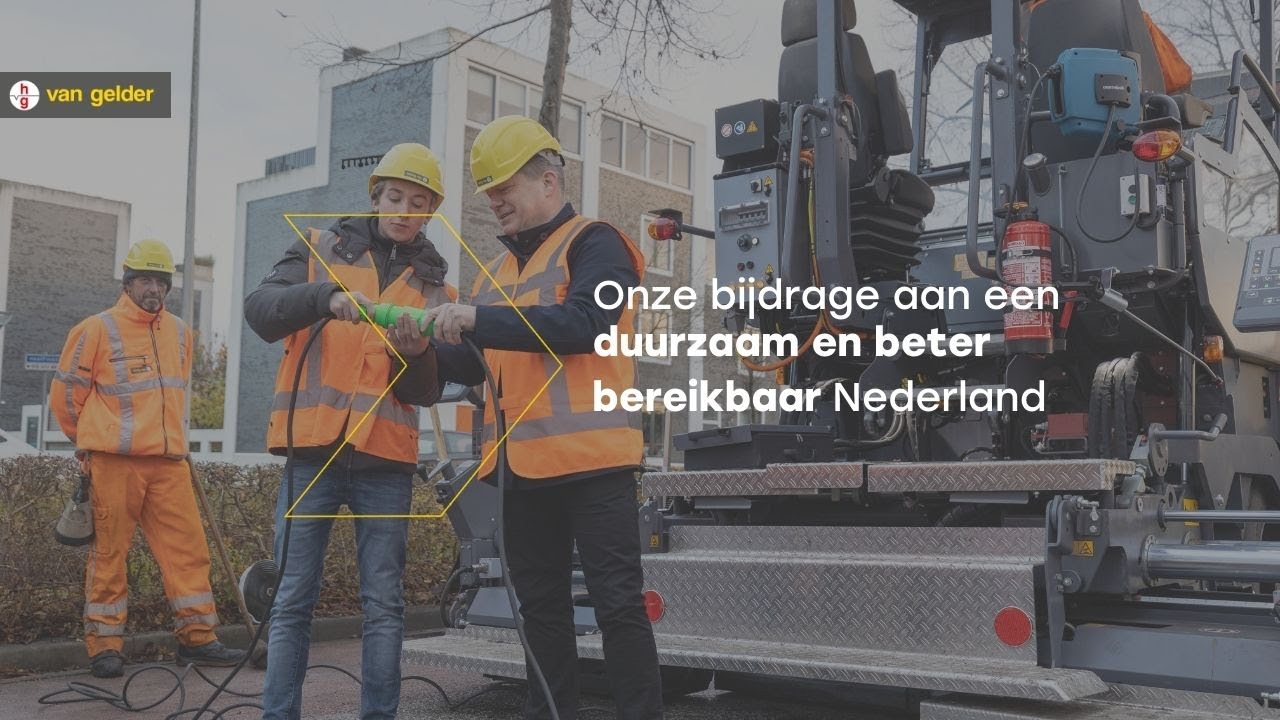 Met de elektrische asfaltspreider emissievrij asfalt aanleggen