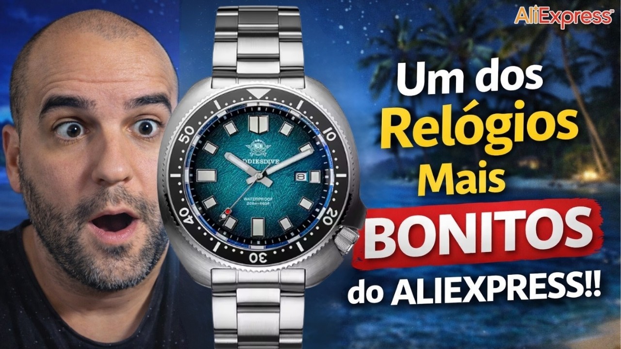 Esse RELÓGIO me deixou ANSIOSO para recebê-lo.. A espera Valeu a Pena! Conheça o Addiesdive AD-2511