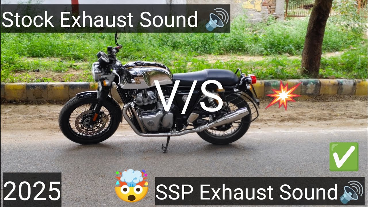 Stock Exhaust V/S SSP Exhaust🔥!! Best Exhaust For GT650✅!! 