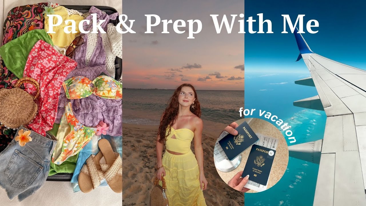 vacation prep vlog 🏝️  | packing + prepping for the cayman islands