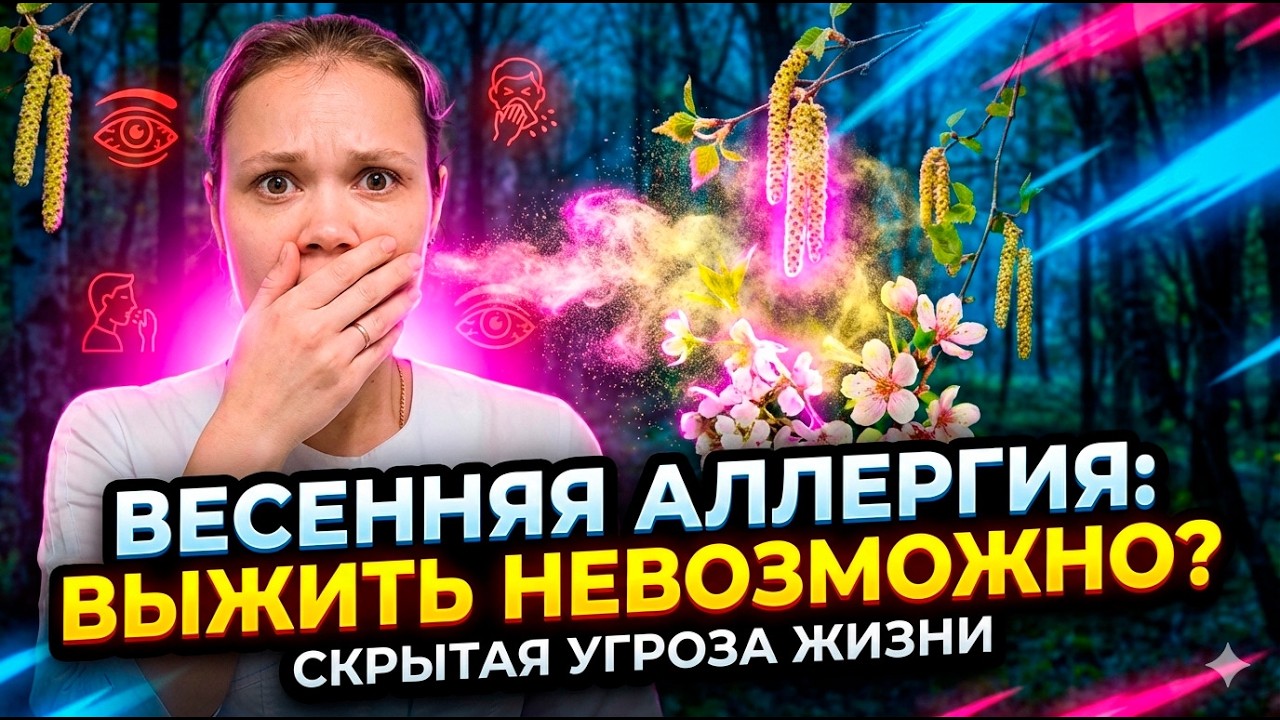 АЛЛЕРГИЯ УБЬЕТ ВАШУ ВЕСНУ? Сделайте это СЕЙЧАС, пока не поздно!
