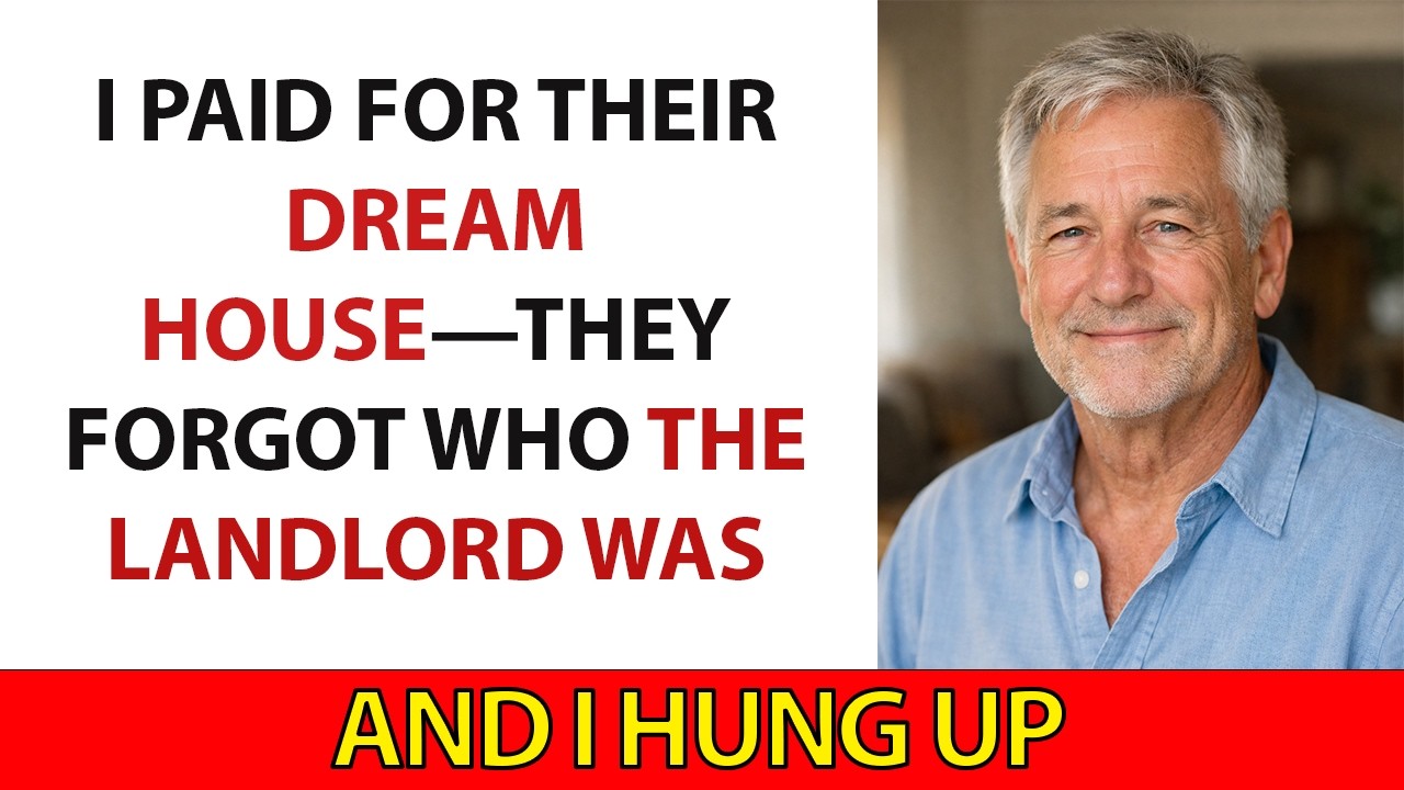 “I Paid for Their Dream House—They Forgot Who the Landlord Was”