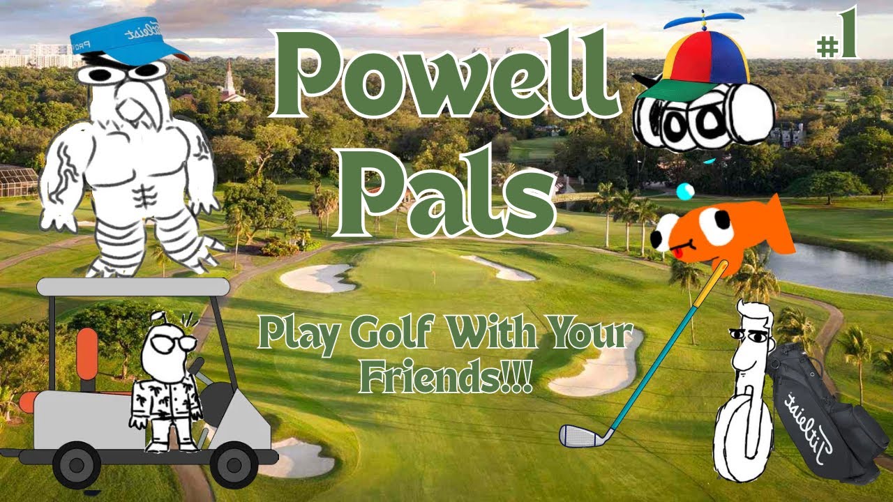 Powell Pals Play Golf With Friends in The Forest!!!!