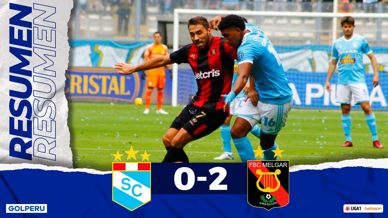 Resumen: Sporting Cristal vs FBC Melgar (0-2) #SemifinalesXGOLPERU #LIGA1BETSSONXGOLPERU