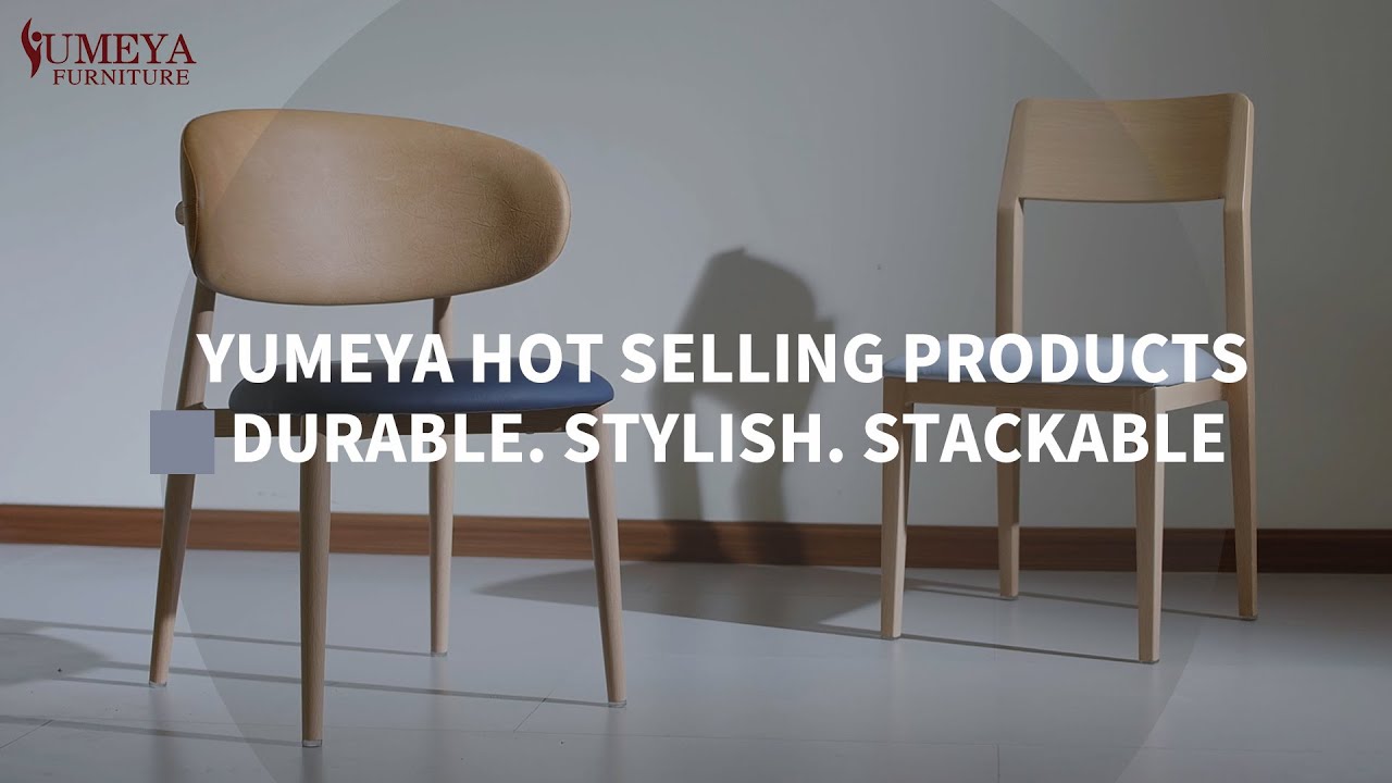 Stylish Yumeya Metal Wood Grain Cafe & Restaurant Chairs | Commercial Dining Furniture Design