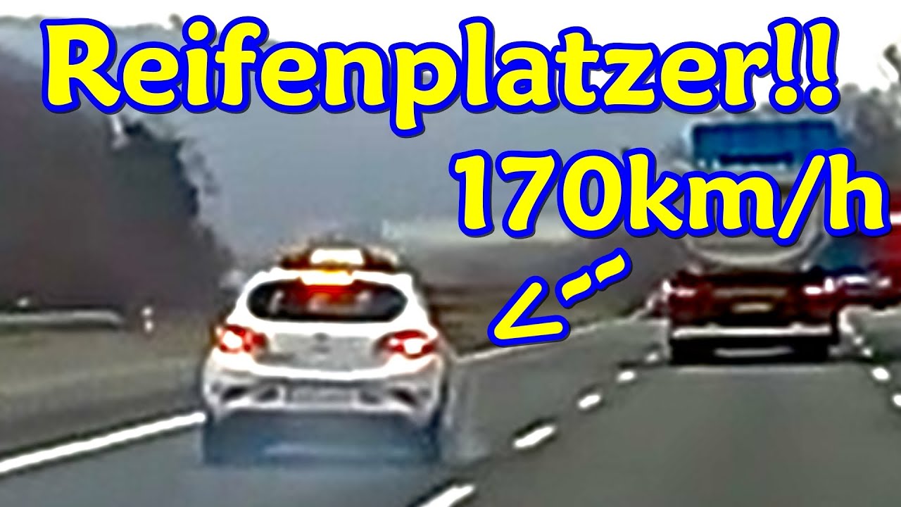 Reifenplatzer, Irres Überholen und Kreisel-Chaos| DDG Dashcam Germany | 
