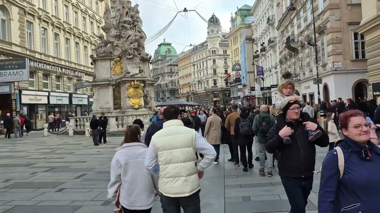 Walking tales Vienna near Herrengasse metro, Amazing Architech.