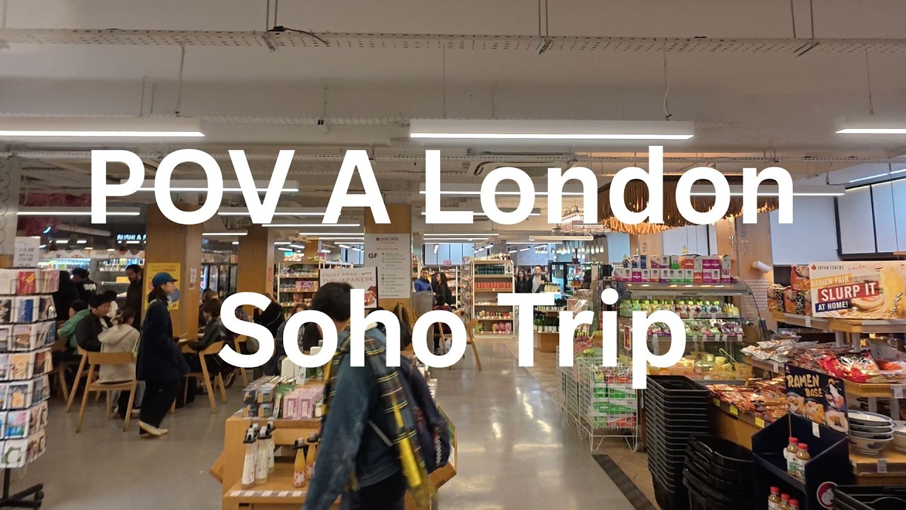 POV A London Soho Trip.  Regent Park | Japan Center | Leicester Square | Buger King | London Soho