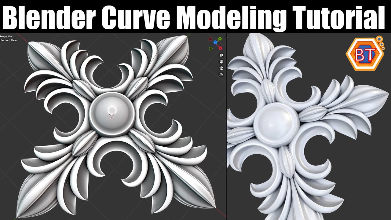 Blender 3.1 Curve Modeling Tutorial