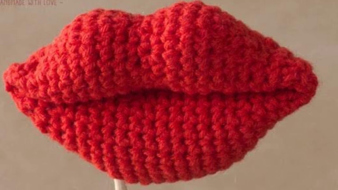 Labios amigurumi tejidos a crochet amigurumi lips