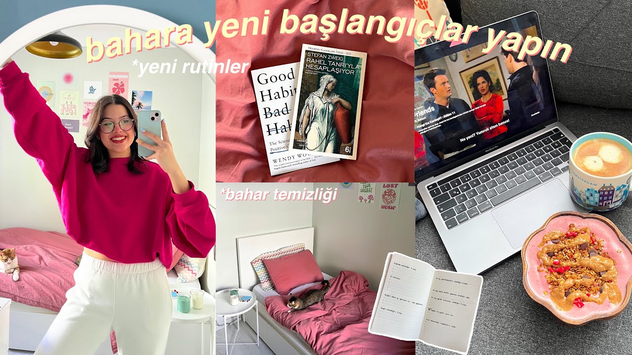 YENİ AYA YENİ & TEMİZ BAŞLANGIÇLAR YAPIN || bahar temizliği, ertelemeyi bırakın, yeni alışkanlıklar
