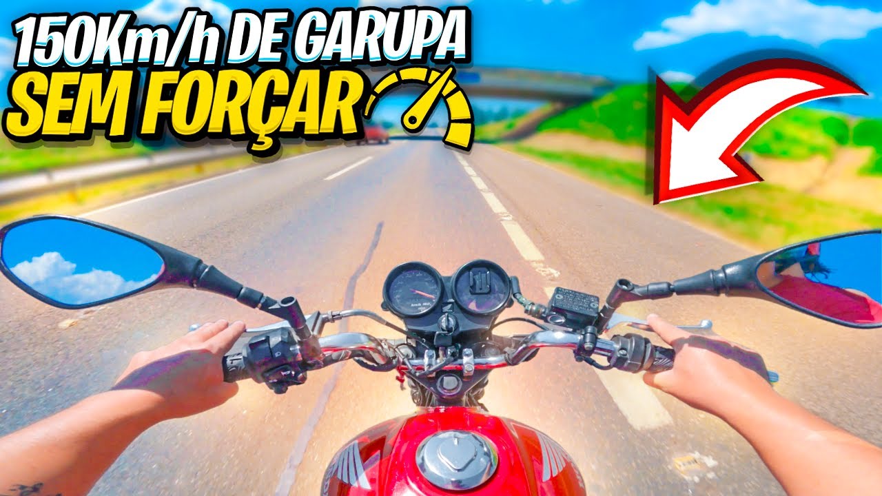 TESTE ENGARUPADO DA FAN 125 COM MOTOR 205cc *VIDEO GRAVADO ANTES DE QUEBRAR*
