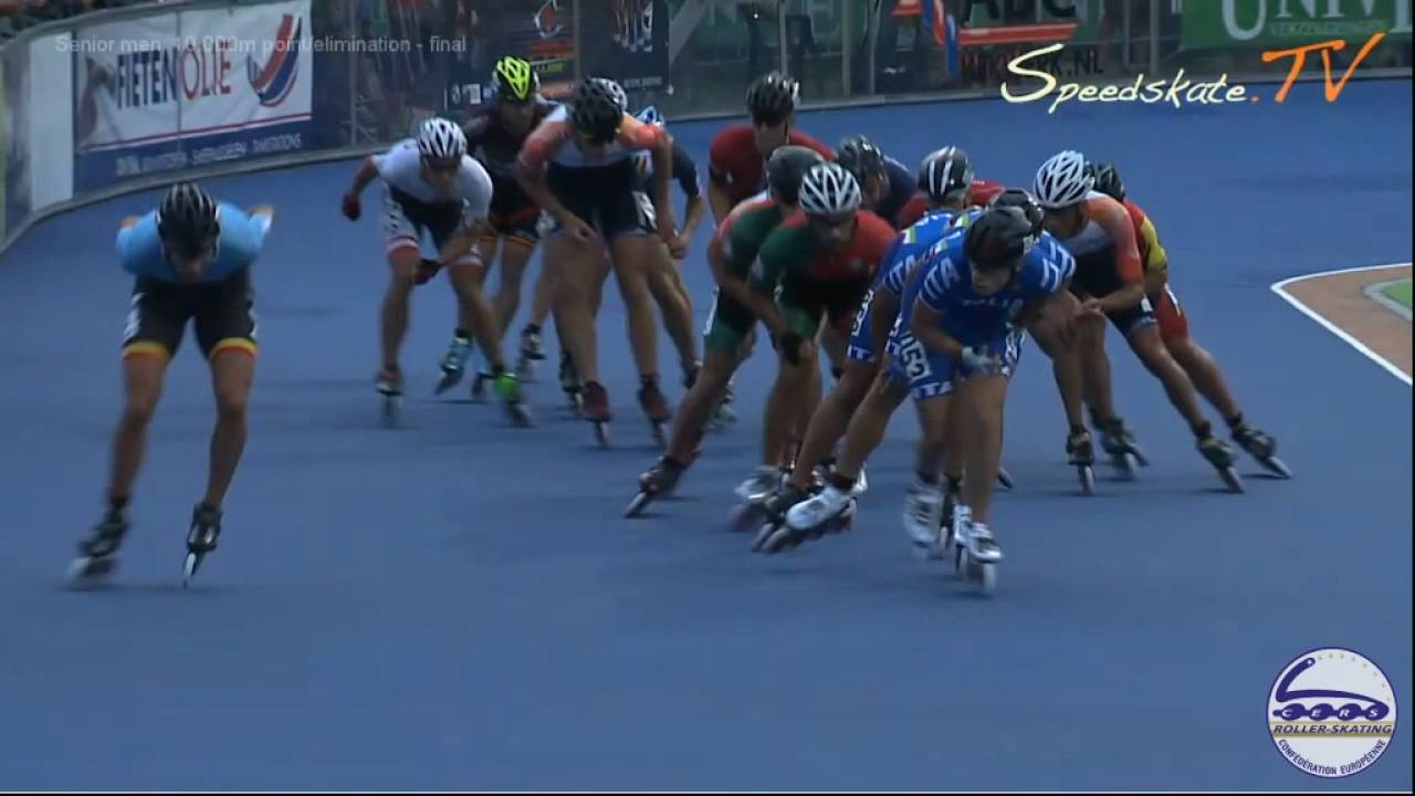 European Championship 2016 Senior MEN 10.000m points elimination