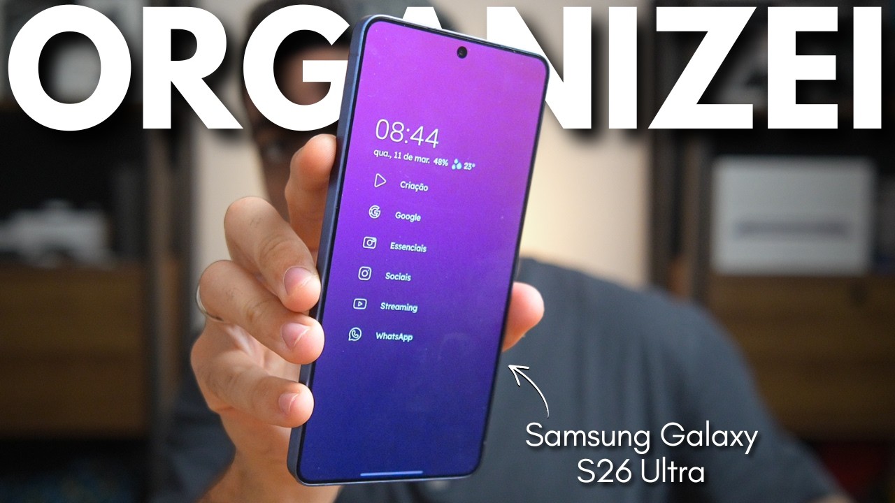 ORGANIZANDO MEU S26 ULTRA para ser mais PRODUTIVO