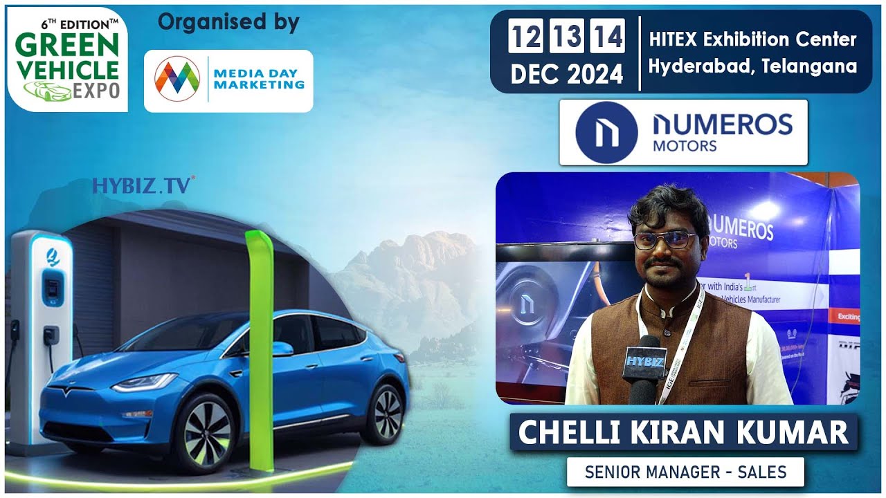 Chelli Kiran Kumar | Numeros MMotors  | | Green Vehicle expo 2024
