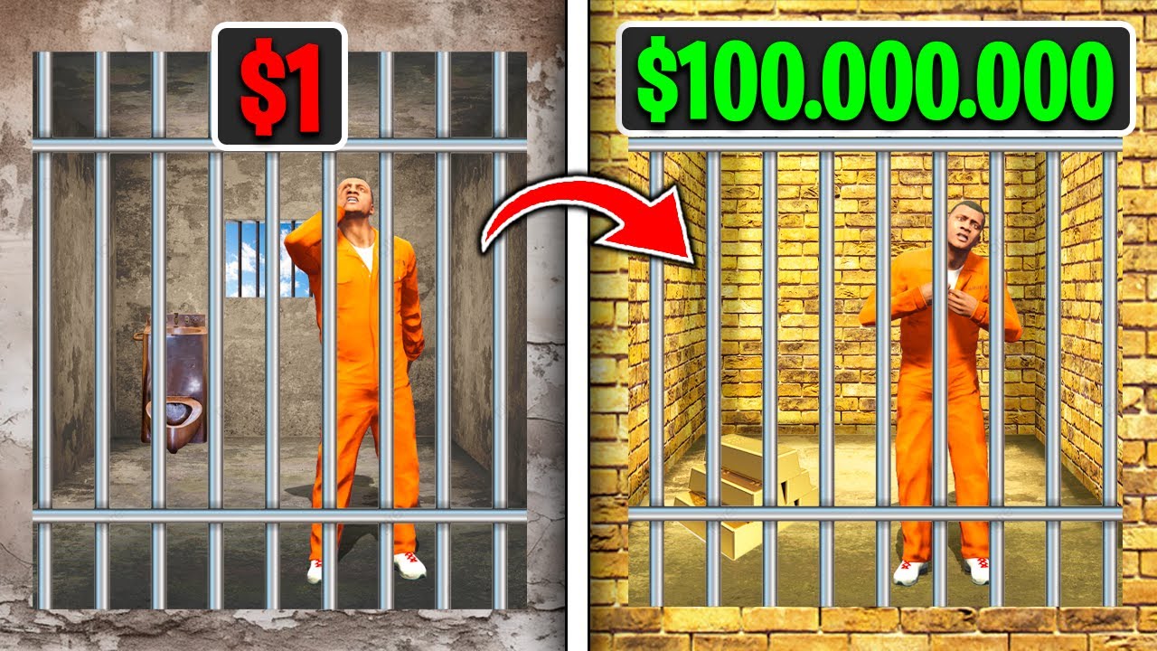 CÁRCEL de $1 vs $1.000.000 en GTA 5