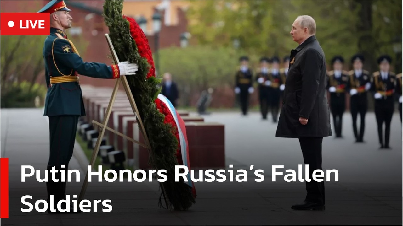 🔴LIVE: Putin Lays Wreath at Tomb of Unknown Soldier on Defender of the Fatherland Day | AC1W