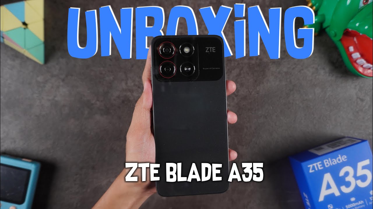 HP 900 RIBUAN !! | UNBOXING ZTE BLADE A35 INDONESIA