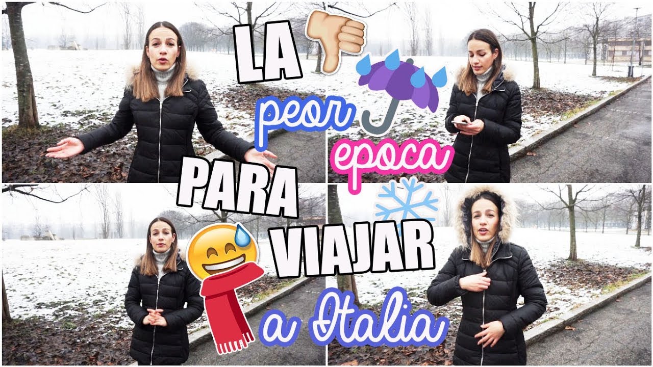 NO VENGAS A ITALIA EN ESTA EPOCA ❌ | LA  PEOR EPOCA  PARA VIAJAR  A ITALIA