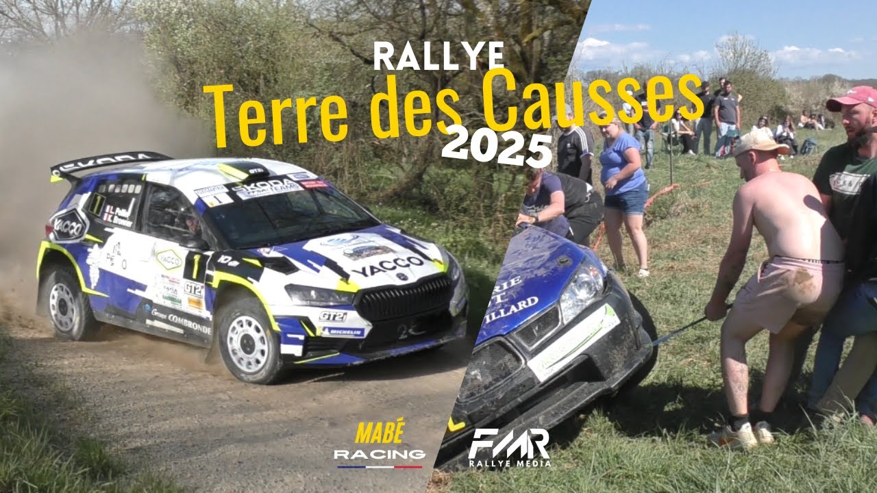 Best of Rallye terre des Causses 2025 - CRASH - SHOW