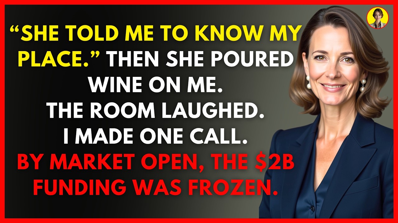 My Boss Poured Wine on me— I Walked Out With the $2B Investor