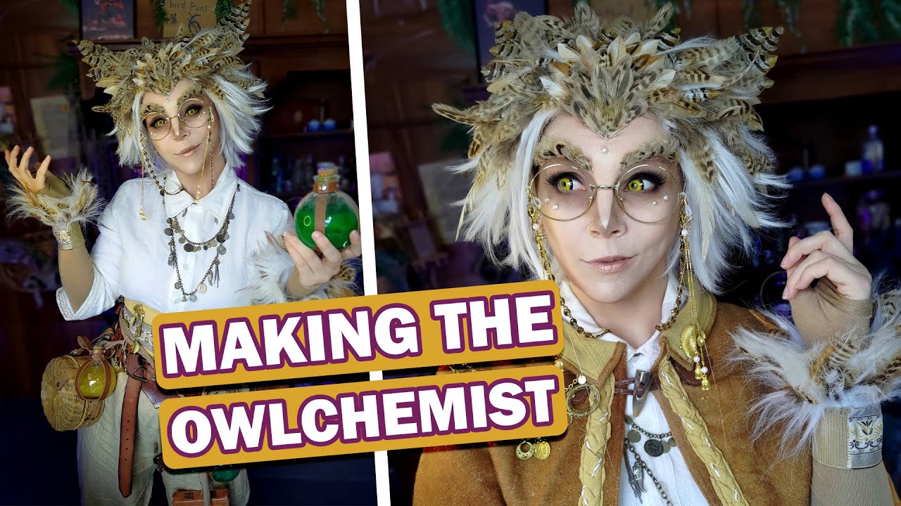 How I made 'the Owlchemist' (and how the ears move!)