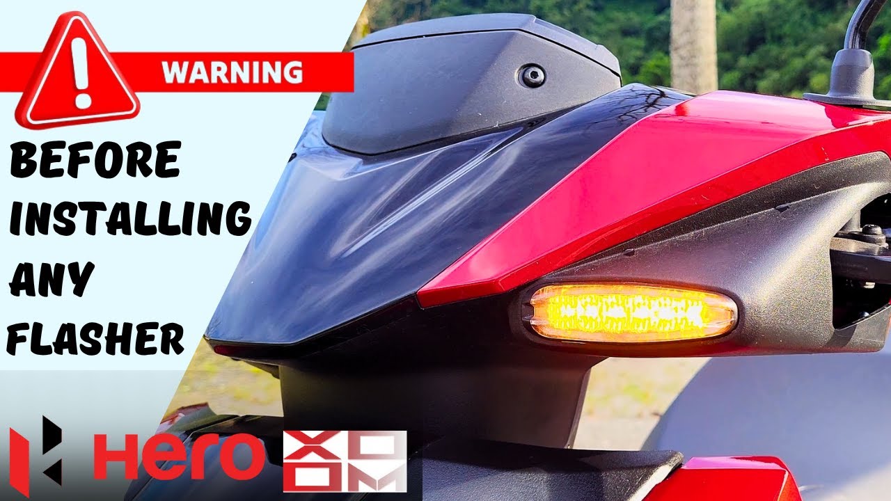 Hero Xoom 125 Hazard Flasher/ Four indicator Blinker Installation !!! FAILED !!!