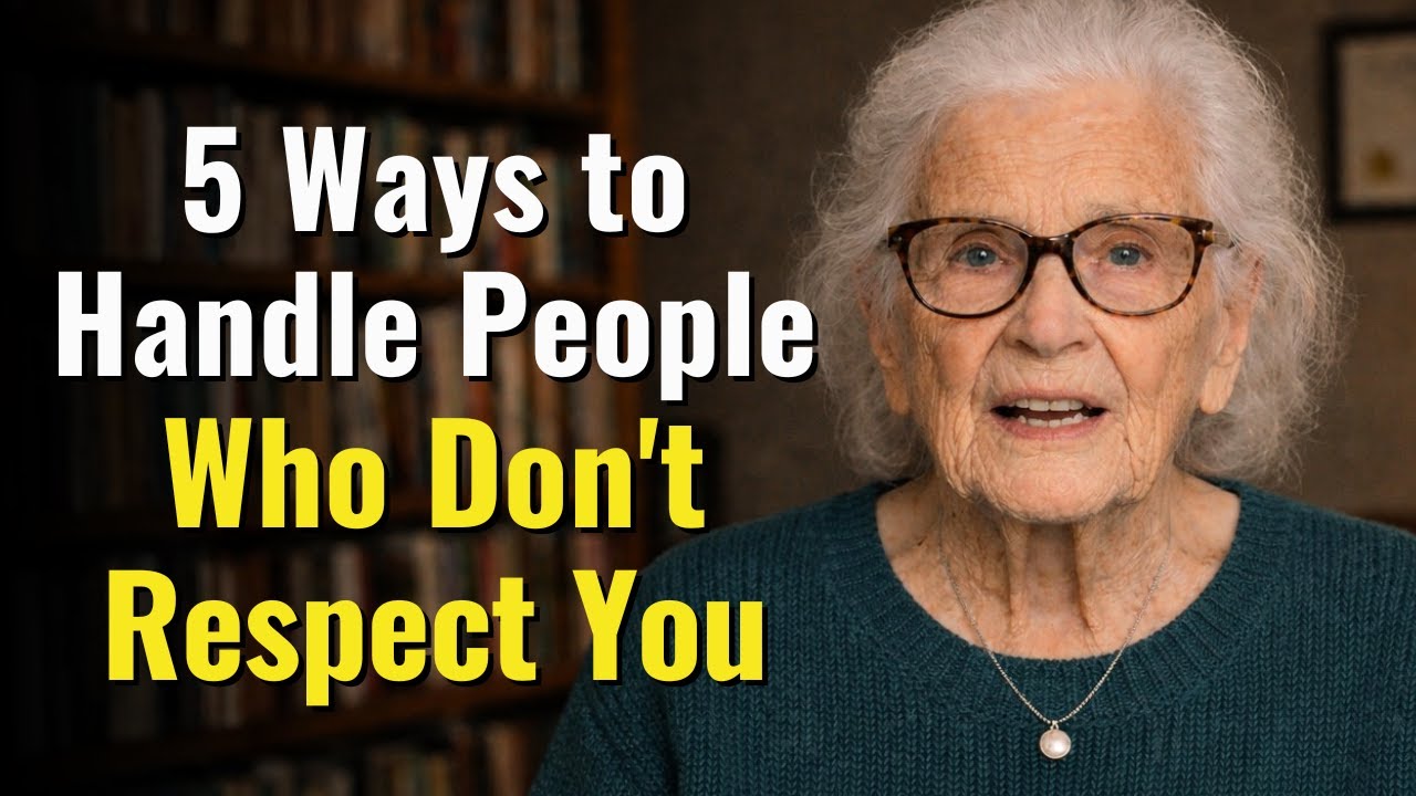 5 Ways to Handle People Who Disrespect You