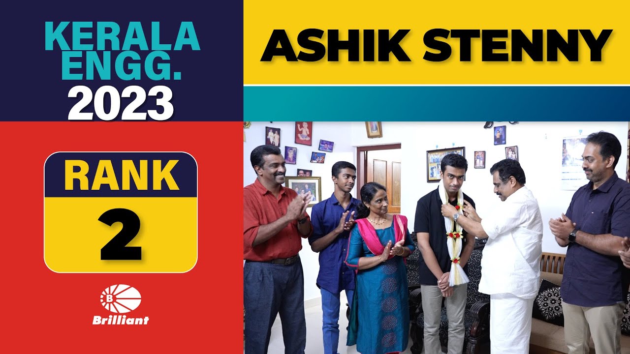 Ashik Stenny | KEAM 2023 Result | Kerala Rank 2