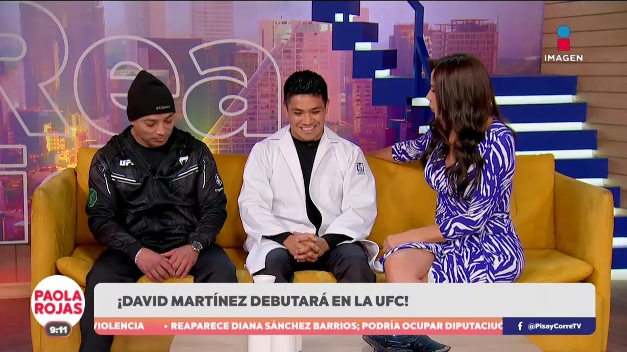 ¡David Martínez pauso su carrera de médico para debutar en la UFC! | DPC con Paola Rojas